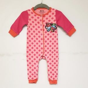 Britto Butterfly Coverall Jumpsuit 6-12M